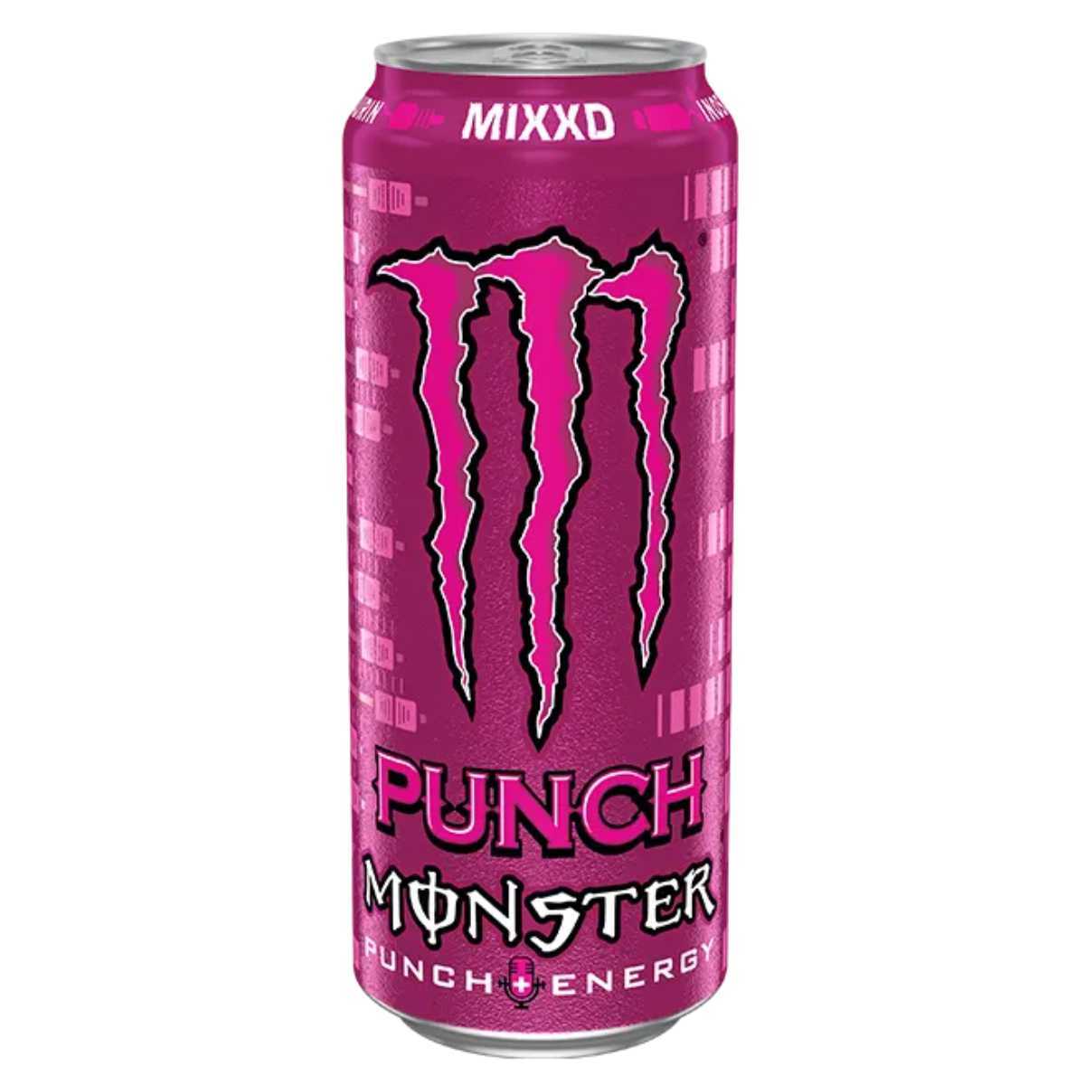 Monster Punch Energy Mixxd Fruity Sparkling Fruit Punch 500ml
