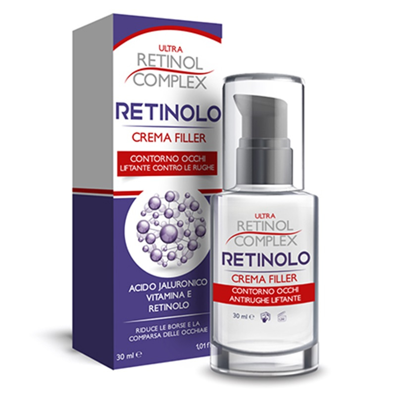 Image of Lifting Eye Contour Filler Cream Against Wrinkles With Hyaluronic Acid, Retinol, And Vitamin Retinol Complex