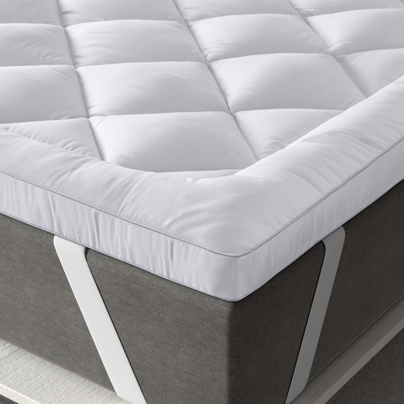 TEMU Mattress Topper Topper Quality Super Soft 10cms Thick Microfiber Mattress Toppers Air Flow And Temperature Control Mattress Toppers