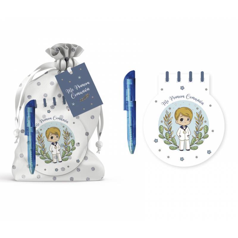 TEMU DE 12 LIBRETAS + BOLI EN BOLSITA MI 1º COMUNION NIÑA NIÑO NIÑAS NIÑOS - Detalles Originales para Comuniones Invitadas comuniones