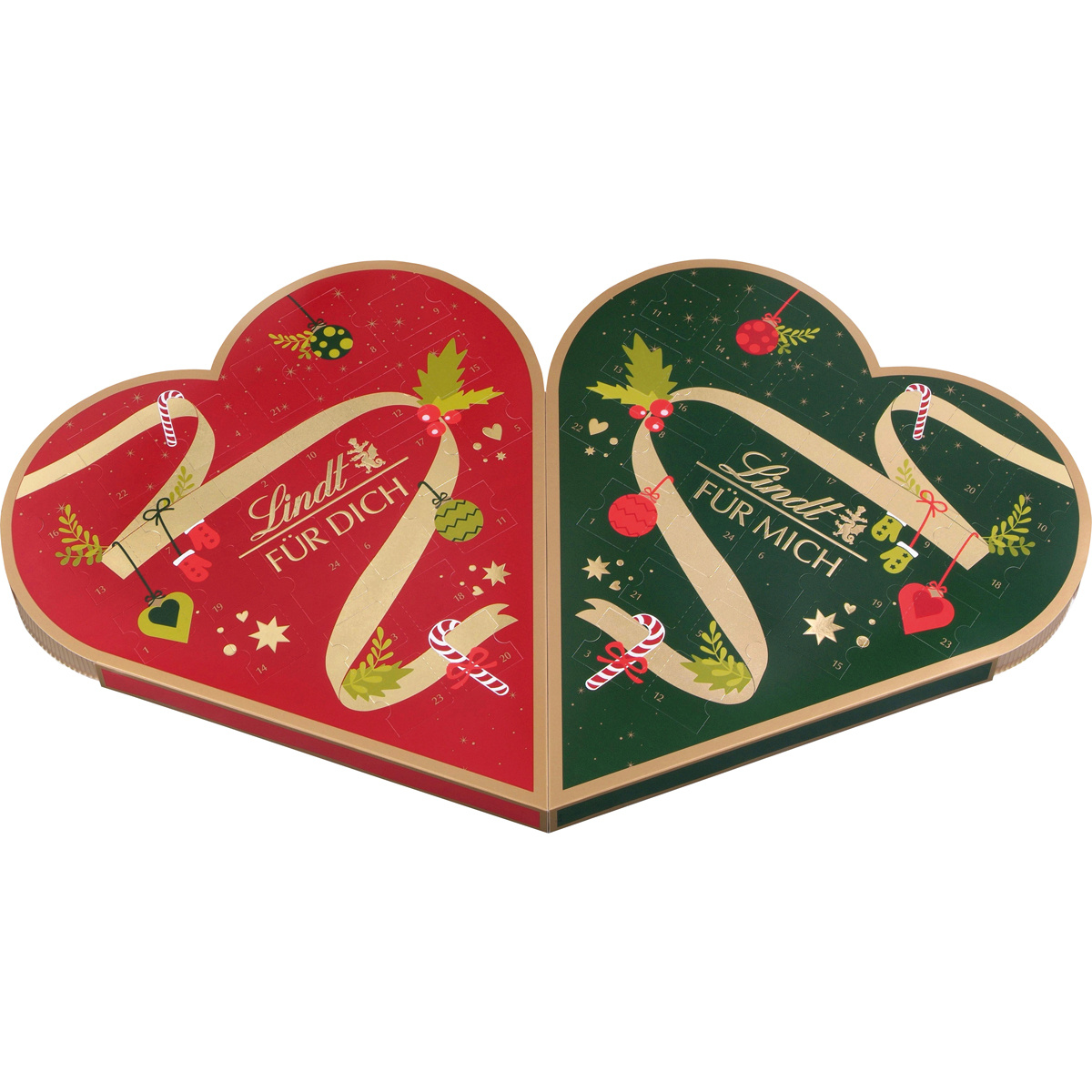 Image of Lindt Couples Advent Calendar Filled With Chocolate Truffles 505g