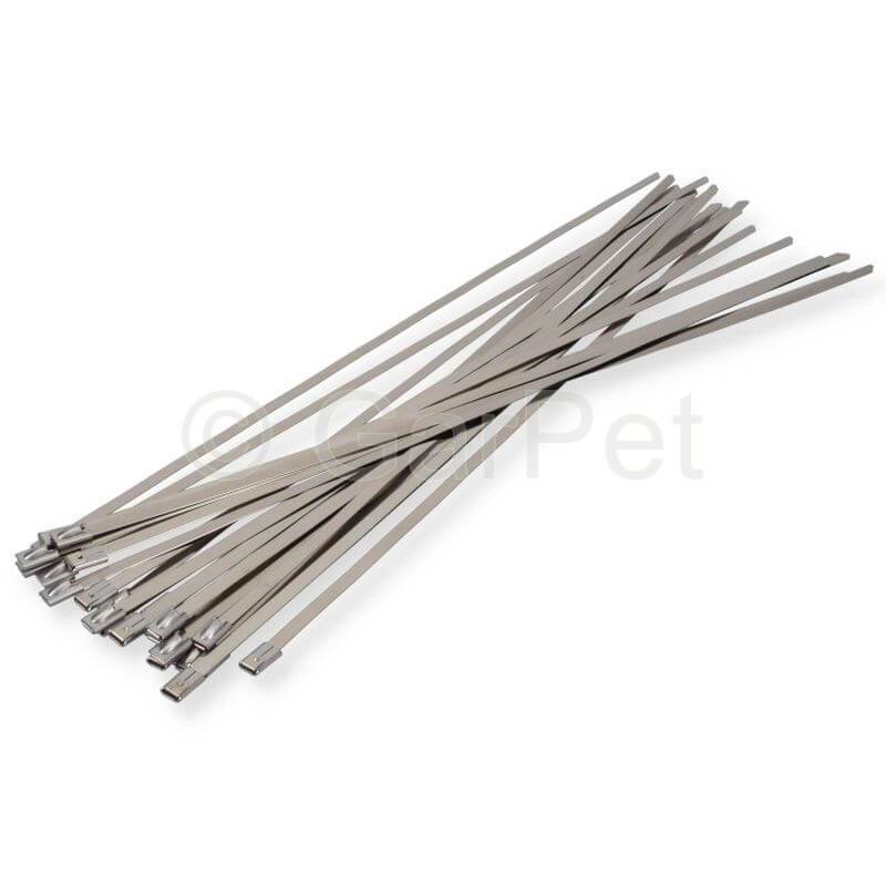 Professional Cable Ties Stainless Steel Metal Ties Uv-resistant Set Assortment