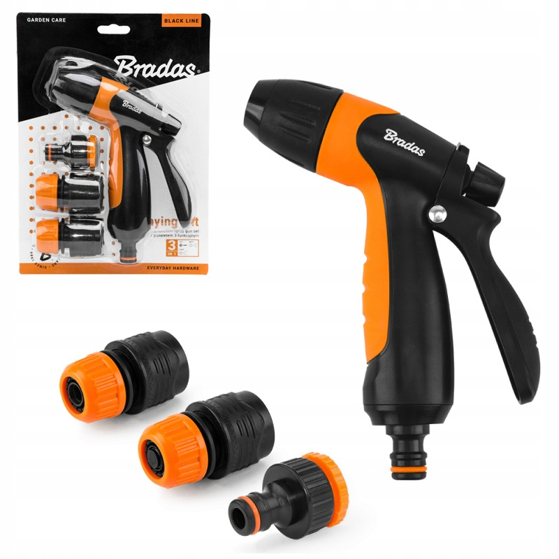 Image of Water Pistol For Watering Regulated Garden Set With 1/2 5/8 End Fittings For Garden Hose Nozzle For Water Irrigation Garden Plants Lawn Flowers