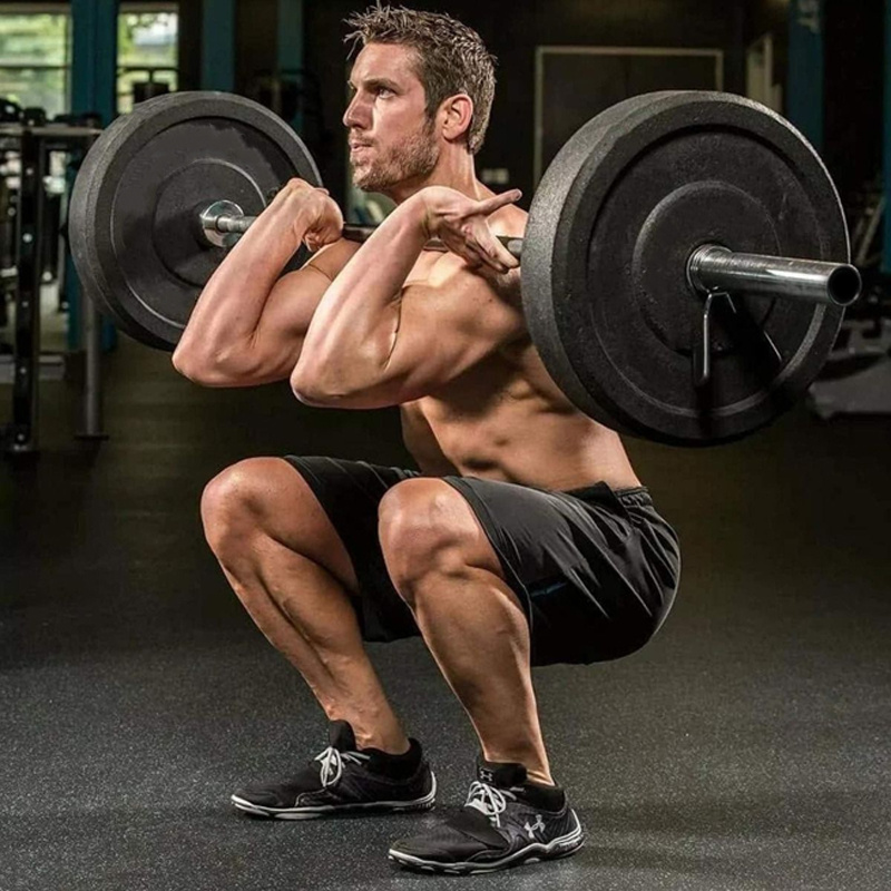 40KG Set with 7FT Barbell, Intermediate Strength Training Home Gym Set