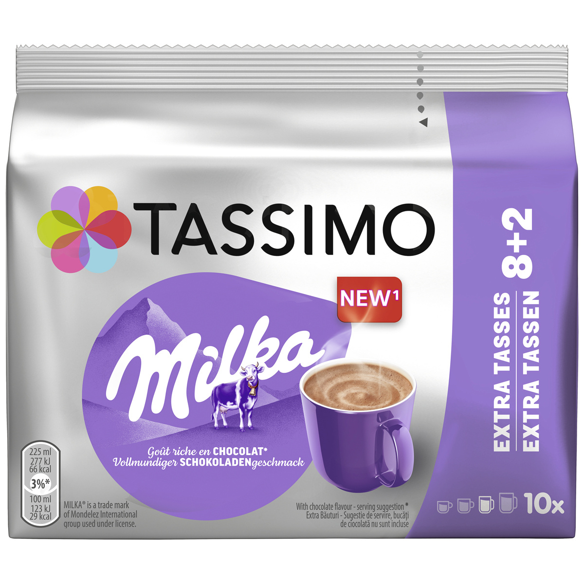 Image of Tassimo Milka Delicious Creamy Hot Beverage Experience 240g