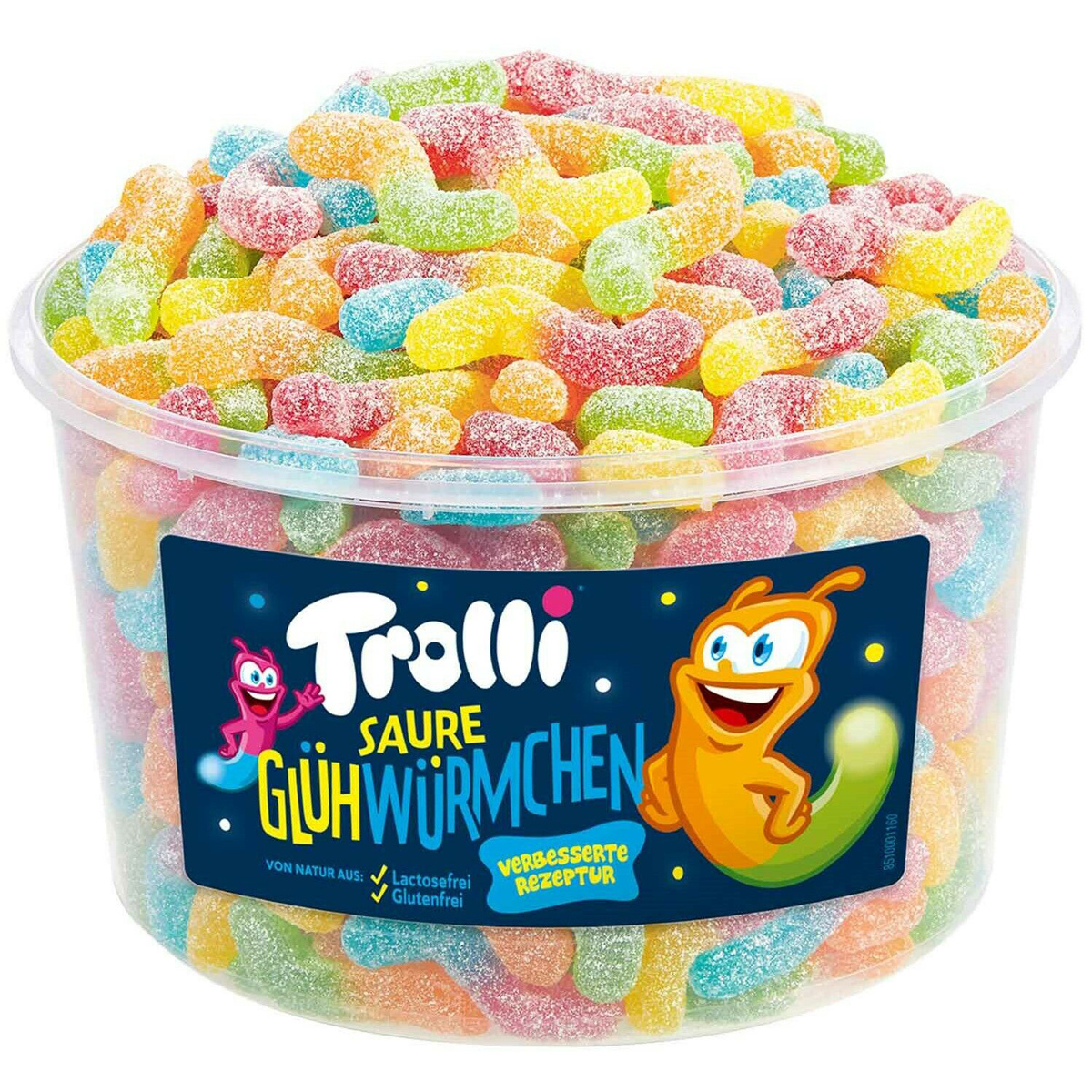 E-shop Trolli Glühwürmchen sauer gezuckerte Fruchtgummi Glühwürmchen 1050g