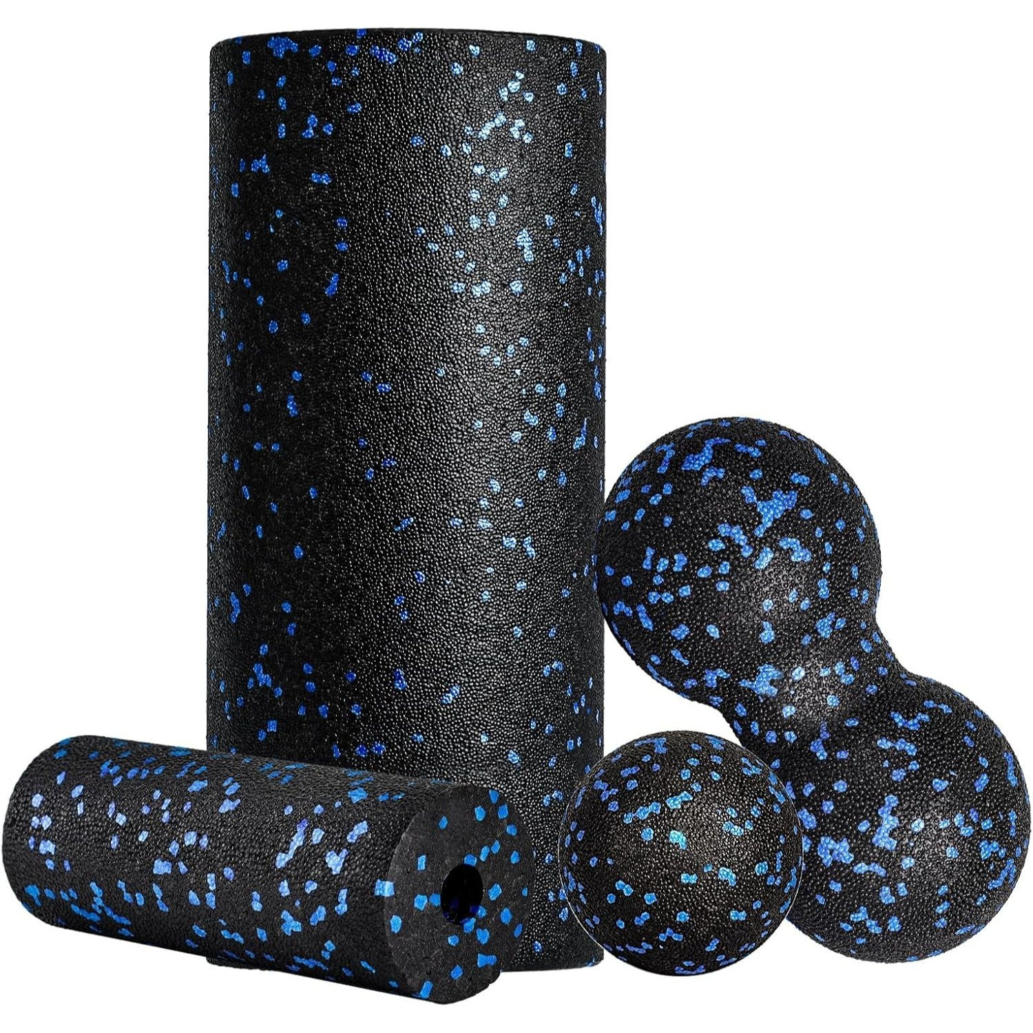 TEMU Fitness Roller Fascia Roller Set Blackroll Foam Roller Fascia Set With Fascia Ball Mini Fascia Roller Small And For Yoga Fascia Training Muscles