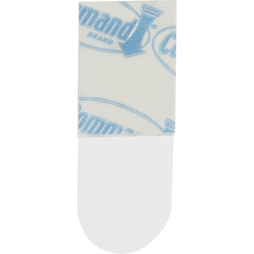 COMMAND Mini Clear Refill Strips - 40 Pack Replacement Adhesive Tabs