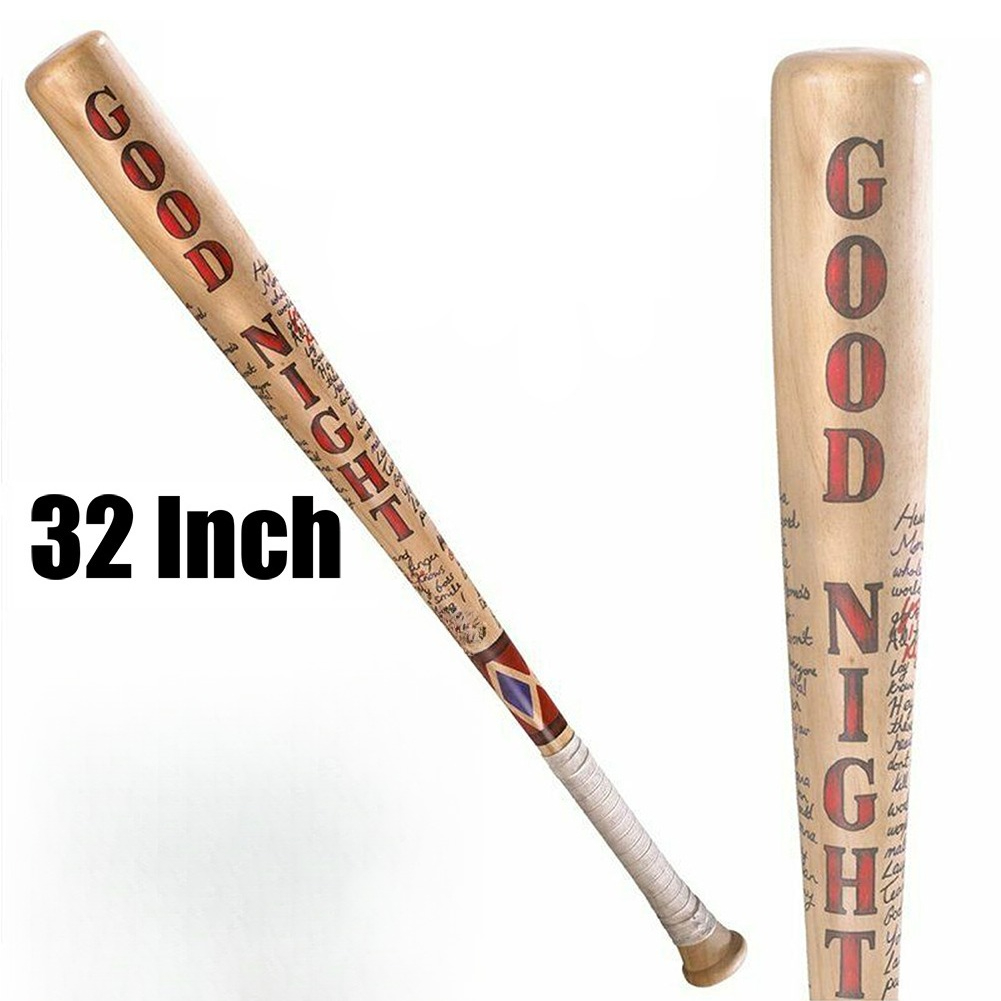 TEMU 1pc 84cm Baseball Bat, Wooden Baseball Bat, Suitable For Role-play Party Costume Props