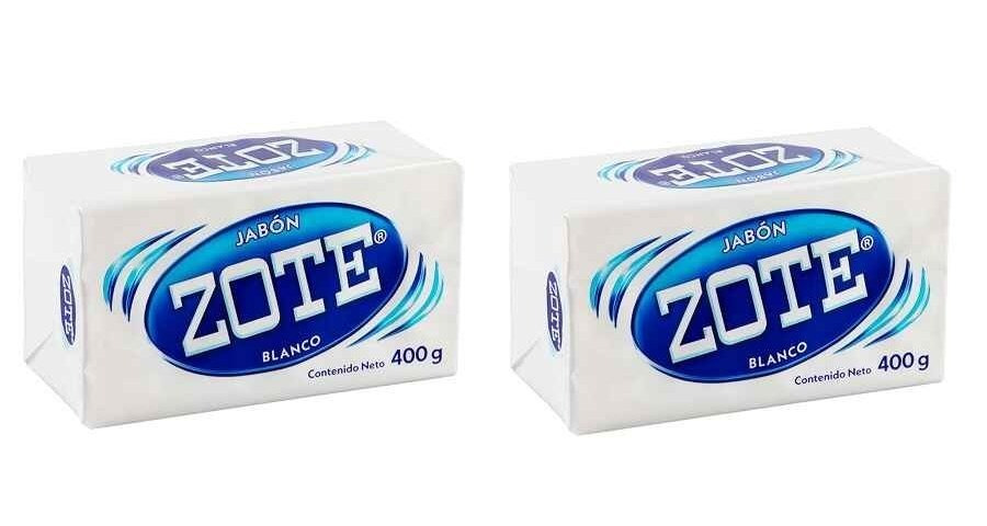 2 x Zote Sapun Bijeli 400g