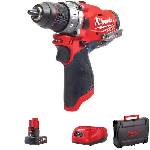 m12fpd2 601x sub compact drill body with 1x 6ah charger case