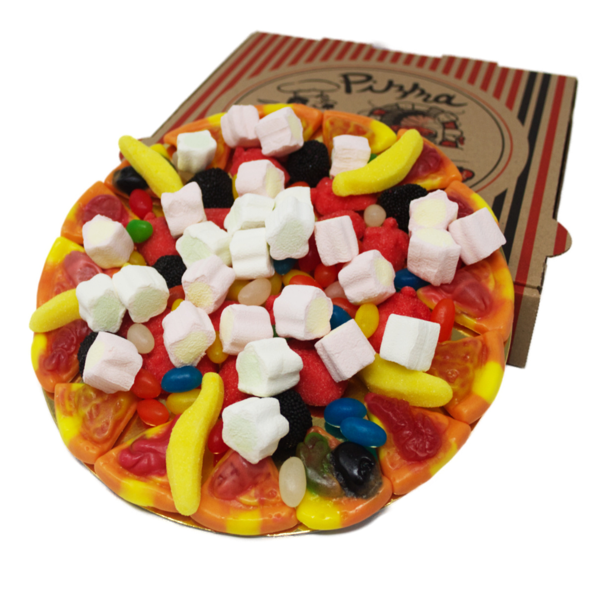 Fruit Gummy Pizza Primavera In Pizza Box, Airtightly Sealed, 430g