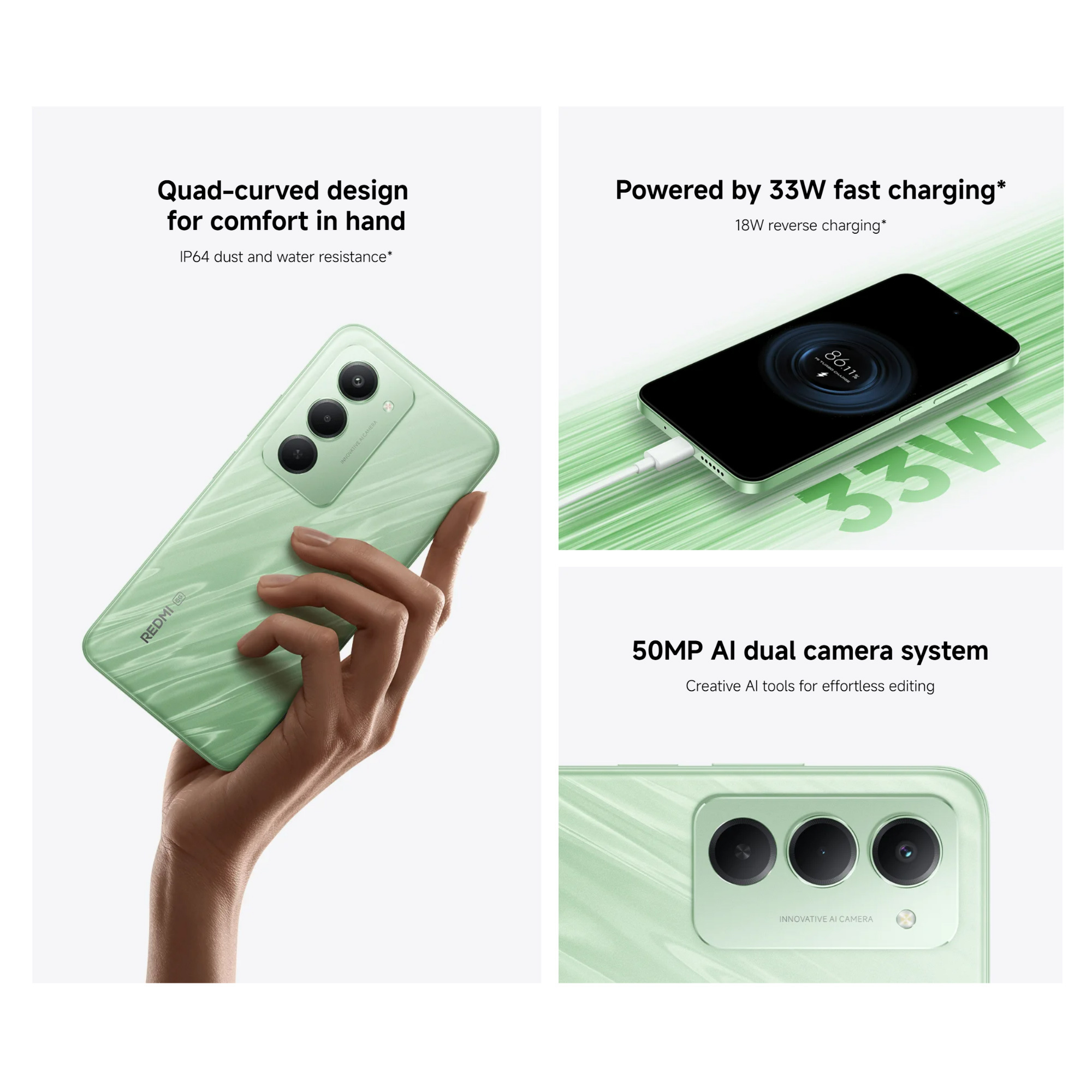 Xiaomi Redmi 15 5G Smartphone 8GB+256GB, Massive 7000mAH Battery, 144Hz 6.9