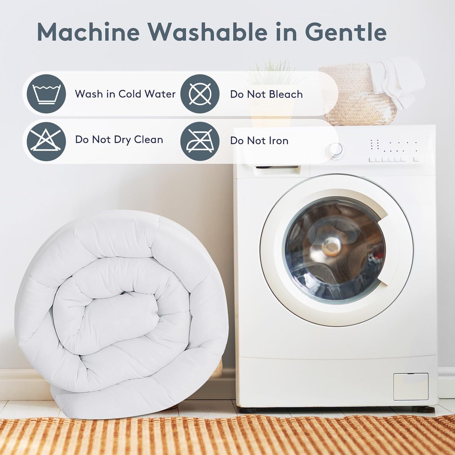 1pc Hotel Quality 10cm Mattress Topper Extra DeepThick Bounce Back Deep Fitted Bed Mattress Pad Quilted Box Stitched with Corner Elasticated Straps Breathable 4 Inches Luxury Mattresses Toppers for Ultimate Comfort, Deep Pocket Elasticated Straps Mattress Cover Fits 4 Inches Mattress, All Season Comfort Heavy Filling Single Double King Super King Small Double Bedding Size