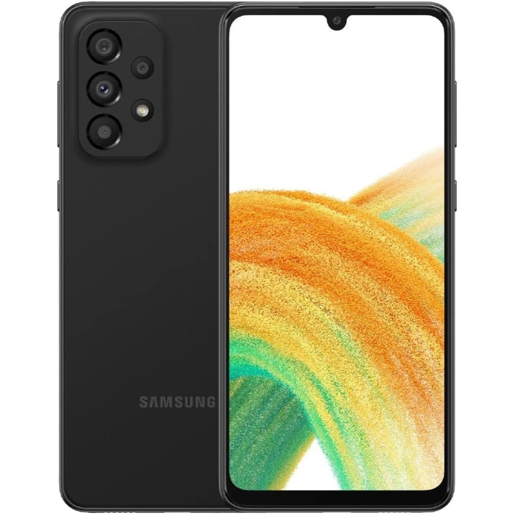 Image of Galaxy A33 5g Smartphone, Infinity-u Fhd+ 6.4” Display, 6gb And 128gb Expandable Internal Memory, 5,000 Mah Battery, Awesome Black