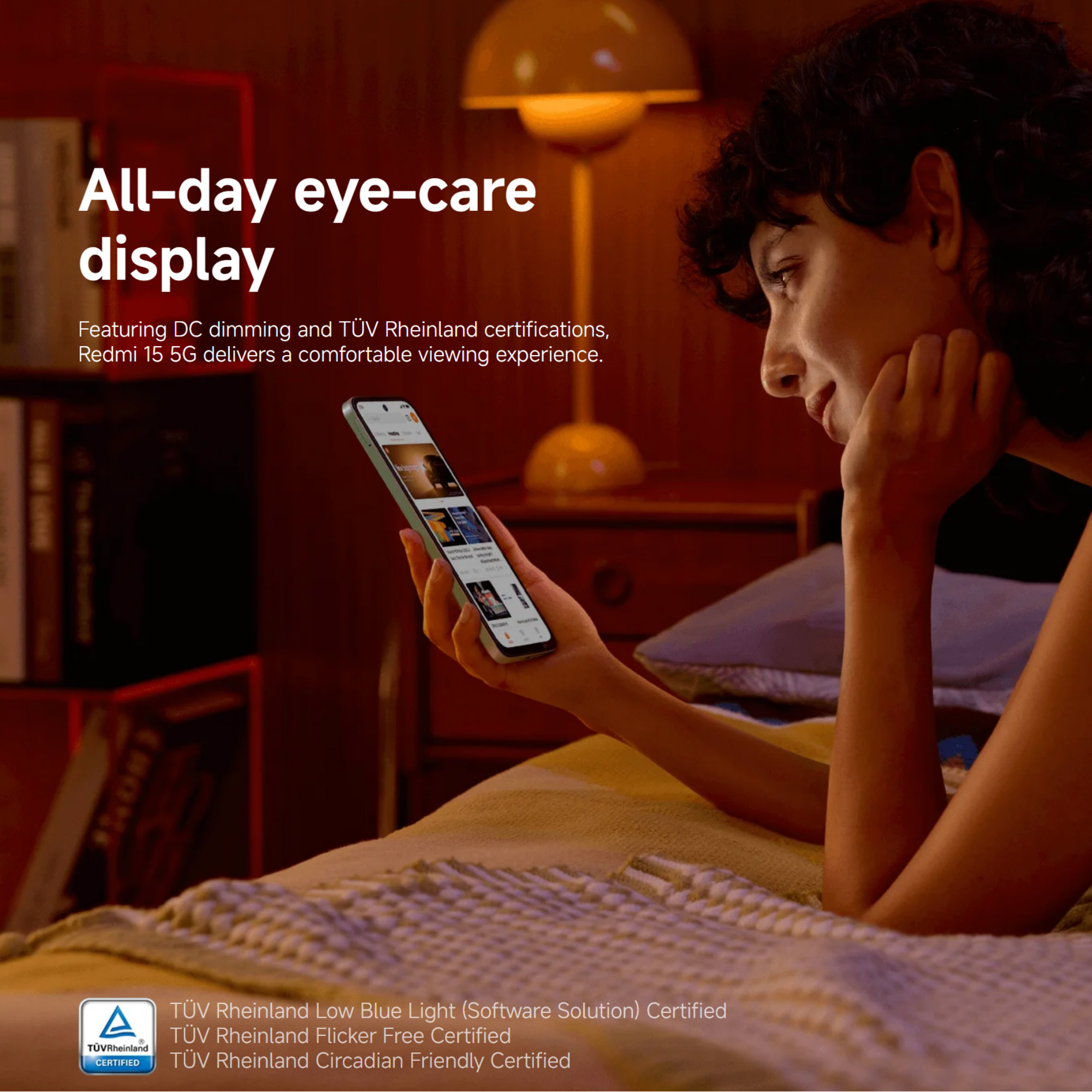 Xiaomi Redmi 15 5G Smartphone 8GB+256GB, Massive 7000mAH Battery, 144Hz 6.9