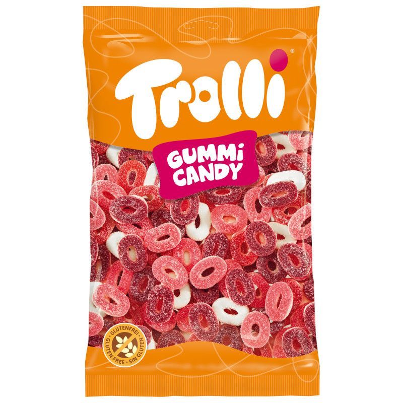 Trolli Red Fruit Mini Rings 1000g