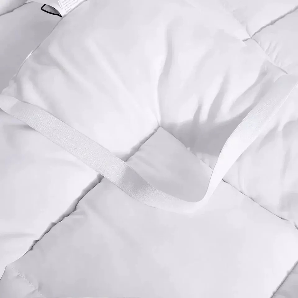 1pc Hotel Quality 10cm Mattress Topper Extra DeepThick Bounce Back Deep Fitted Bed Mattress Pad Quilted Box Stitched with Corner Elasticated Straps Breathable 4 Inches Luxury Mattresses Toppers for Ultimate Comfort, Deep Pocket Elasticated Straps Mattress Cover Fits 4 Inches Mattress, All Season Comfort Heavy Filling Single Double King Super King Small Double Bedding Size