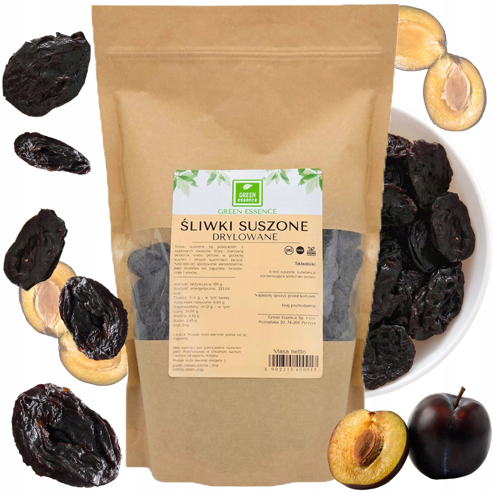 TEMU Dried Plums 0.5kg/1kg Without Pits, Natural Dried Premium Fruit Of High Quality, Aromatic And Juicy, Soft And Sweet Dried Plum, Full Of Flavor,