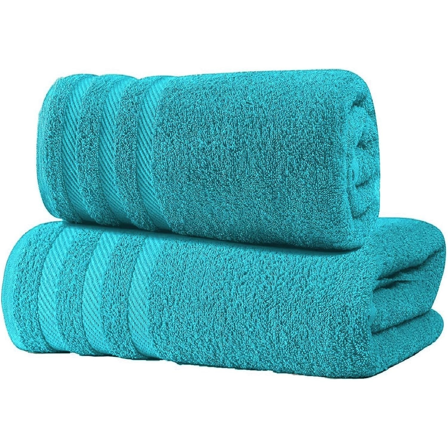 TEMU 2x Large Bath Sheets Towel 100% Bathroom Jumbo Towels Super Soft -500gsm Fast Absorbent Quick Dry Big Towels