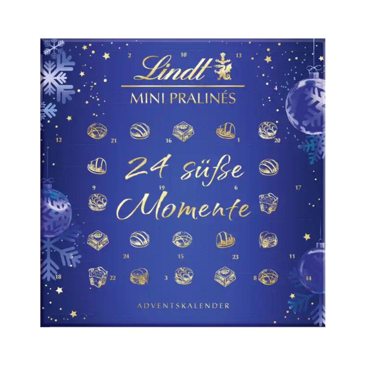 Image of Lindt Advent Calendar Mini Pralines Fine Selection Pack 125g