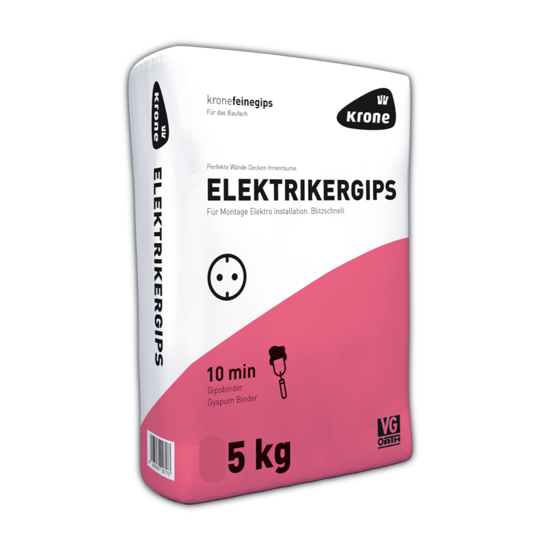 Image of Electrician's Plaster 5 Kg – Fast- For Electrical Installations, Interior Finishing, Fastening & Spackling, Indoor Use
