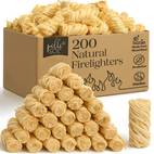 pelle sol 200 natural firelighters long burning fire lighters for wood burners bbq lighter pizza ovens open fires   fire starter log burner accessories