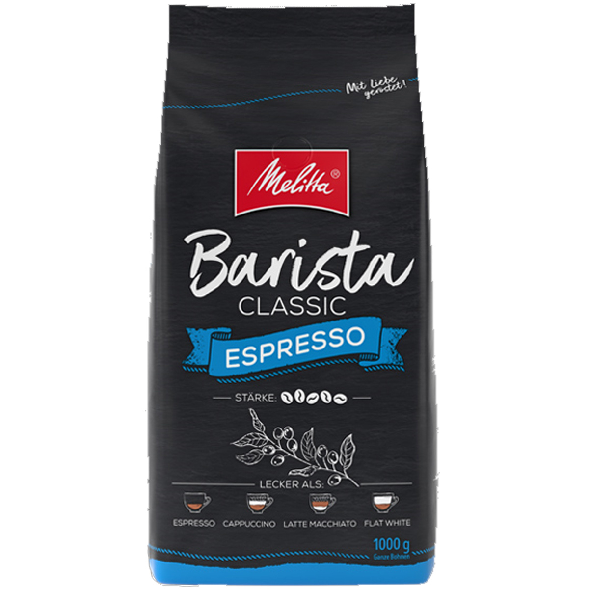 Melitta Barista Espresso Coffee Beans Arabica And Robusta Mix 1000g