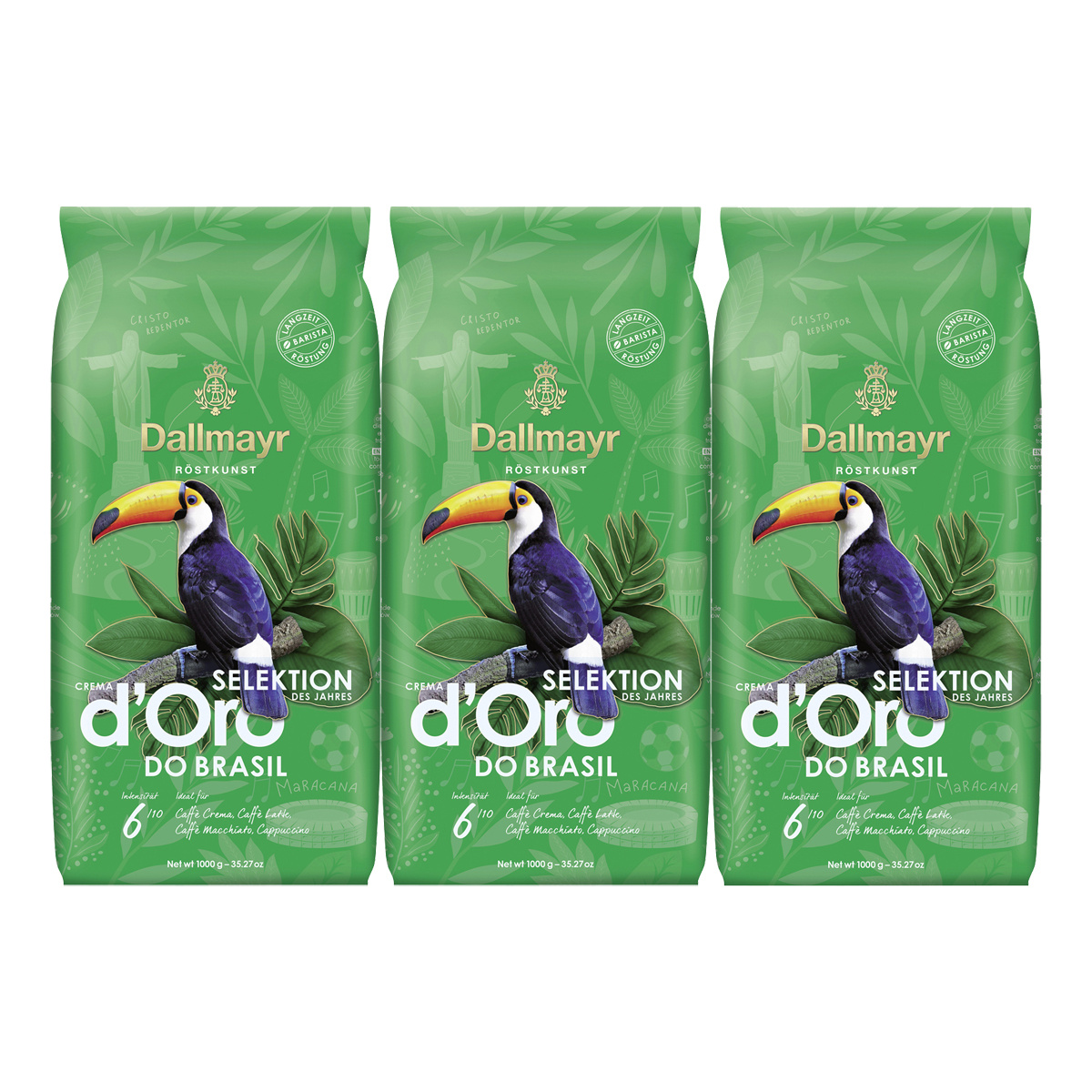 Dallmayr Crema D'oro Selection Of The Year Africa 1000g 3-pack