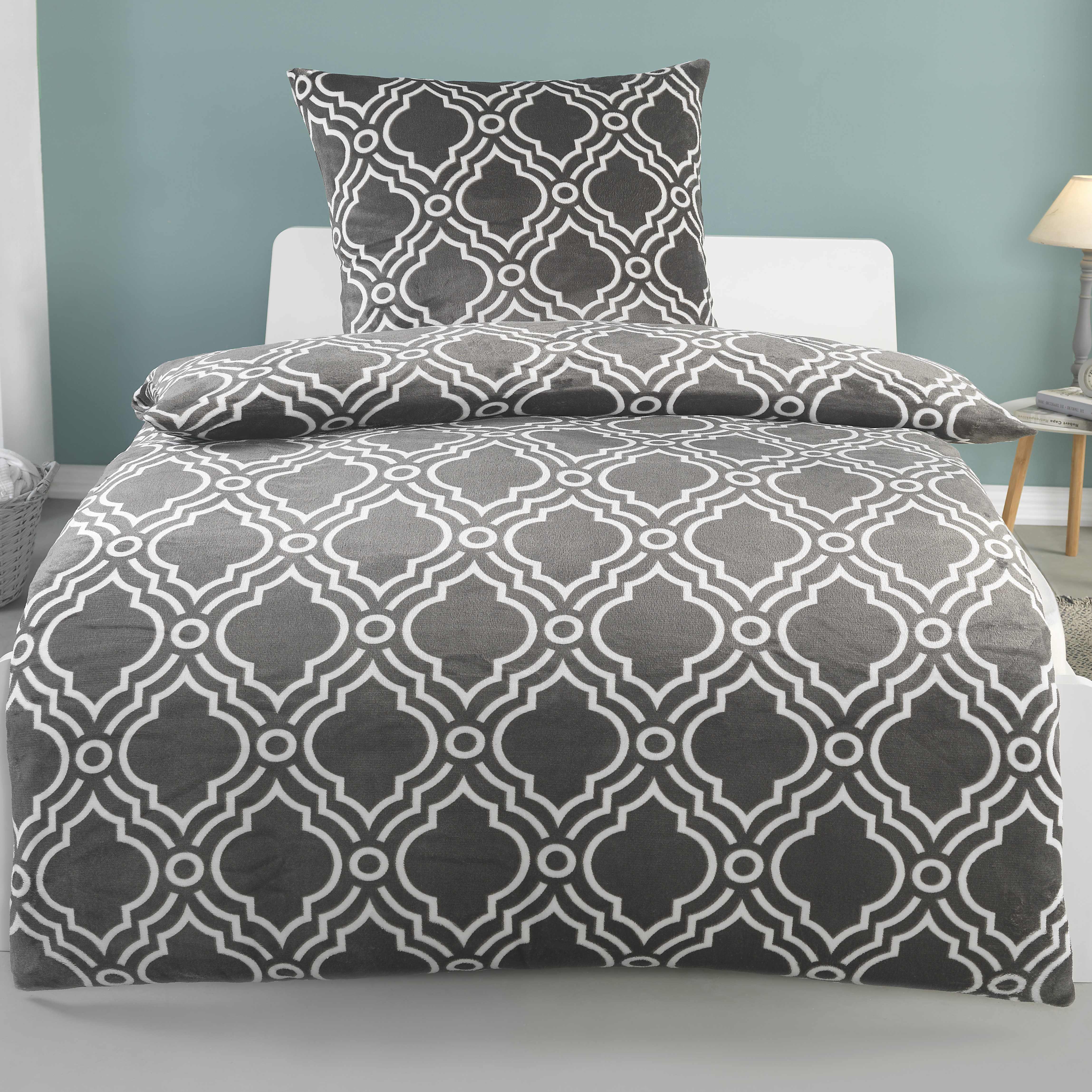TEMU Winter Plush Bedding Set 135x200 Or 155x220 Cashmere-touch 2pcs - Nicky Teddy Fluffy Coral Fleece - Cozy And Warm - Duvet Cover And Pillowcase -