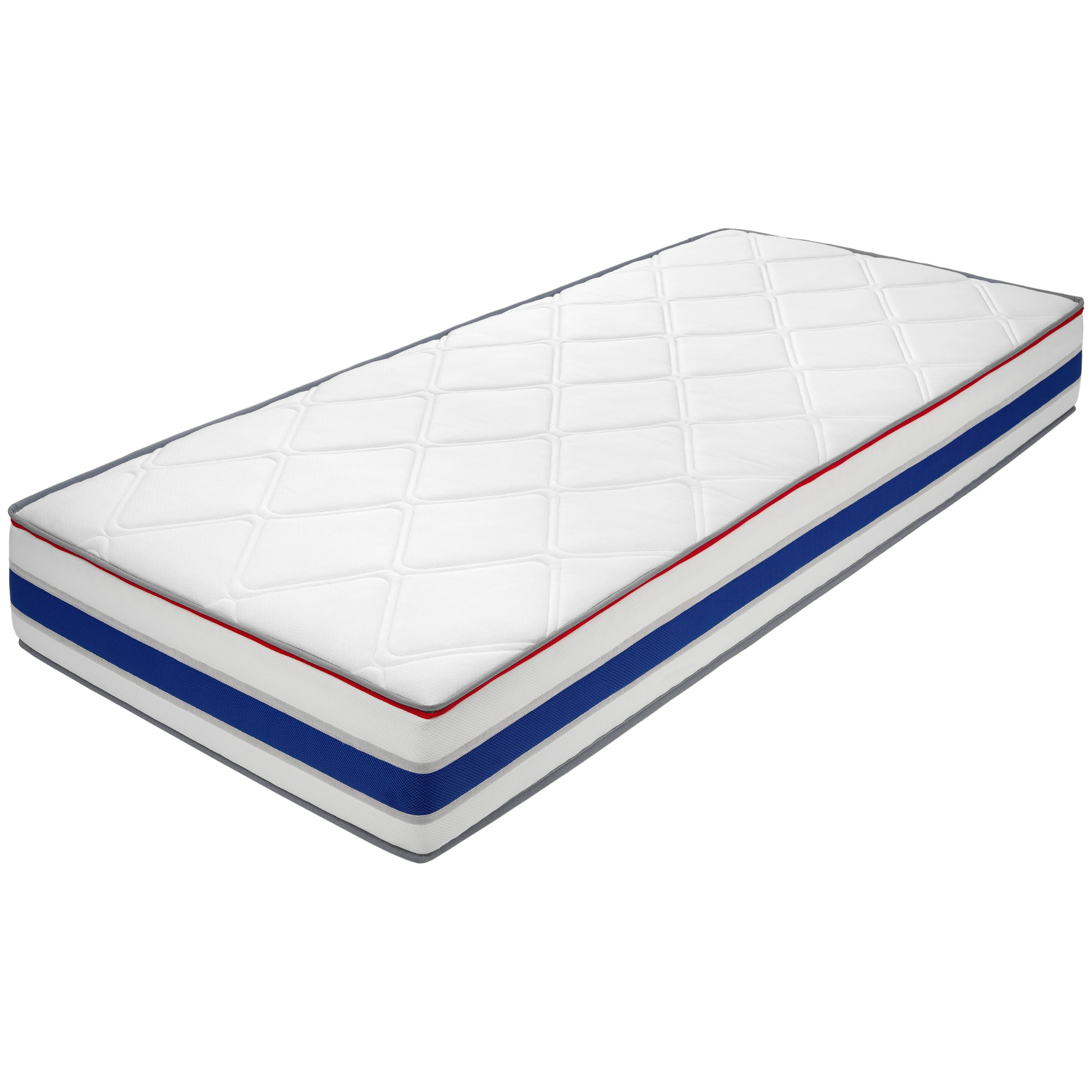 Image of 7-zone Wellness Mattress With 3d Memory Foam, 25cm Height, 50 Kg/m³ Density, 3 Layers: + Visco + Gel Foam