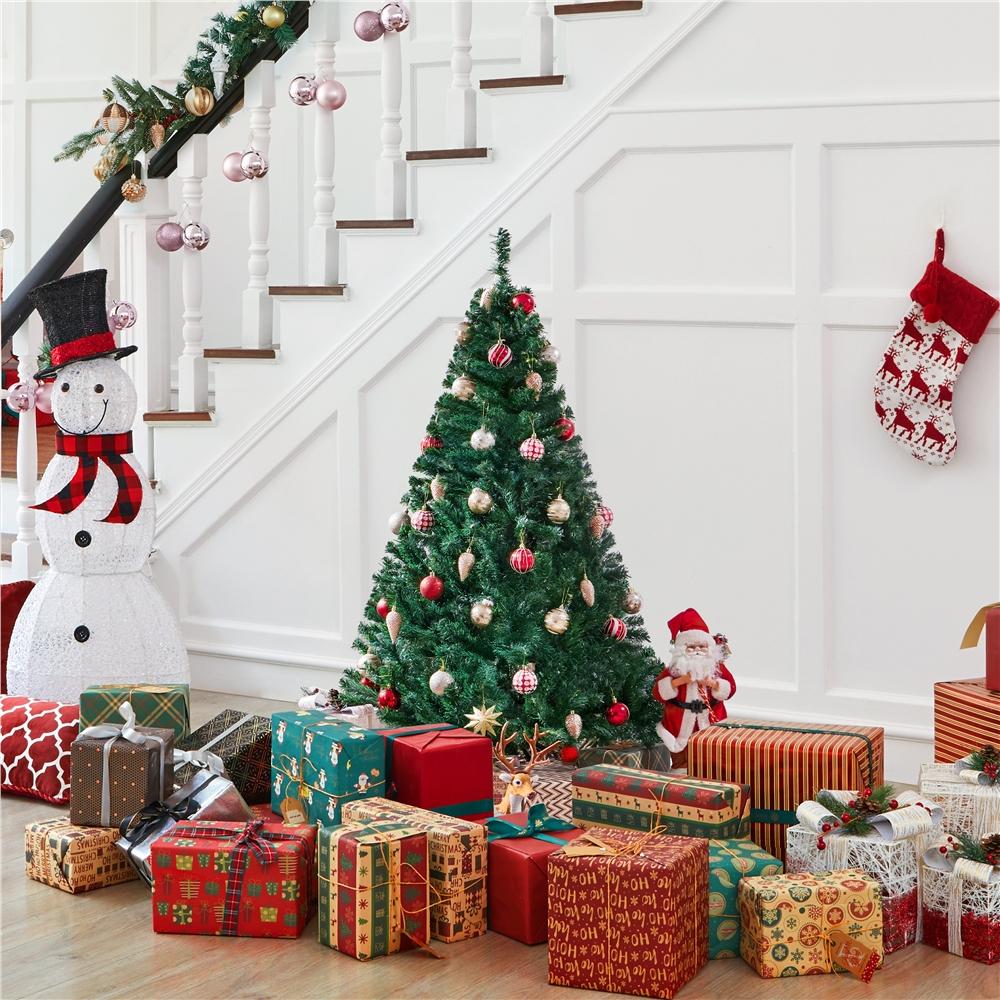 TEMU Costoffs Christmas Tree, Christmas , Artificial Christmas Tree, Holiday Christmas Tree, Lifelike Decorative Tree With Foldable Stand, Holiday