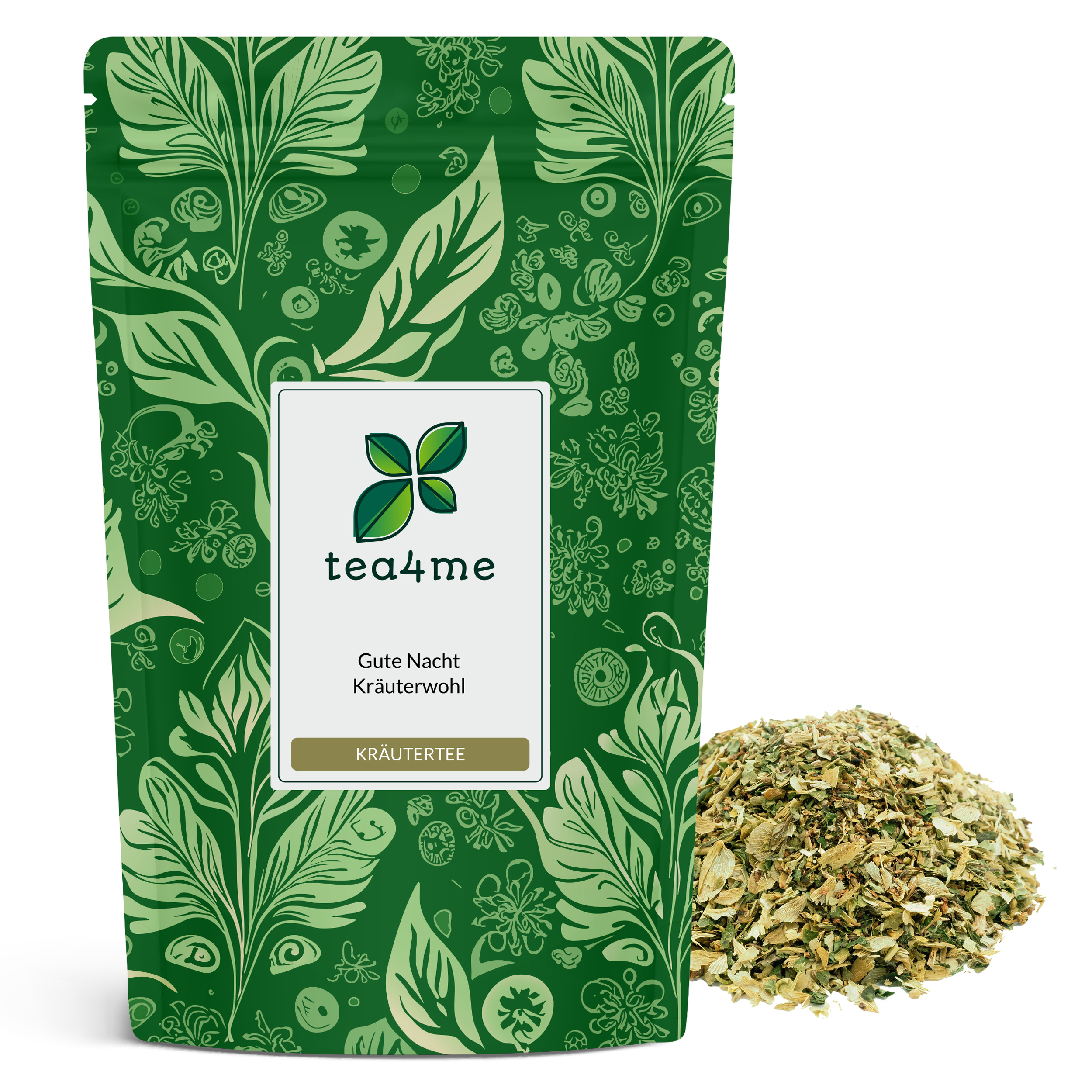 Image of Tea4me Good Night Herbal Bliss Herbal Tea With Anise-hops Flavor | 75g Tea | Delicious Anise-hops Herbal Tea For Relaxing Evenings