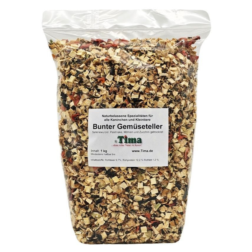 Bunter Vegetable Feeder 1 Kg For Dwarf Rabbits And Small Animals