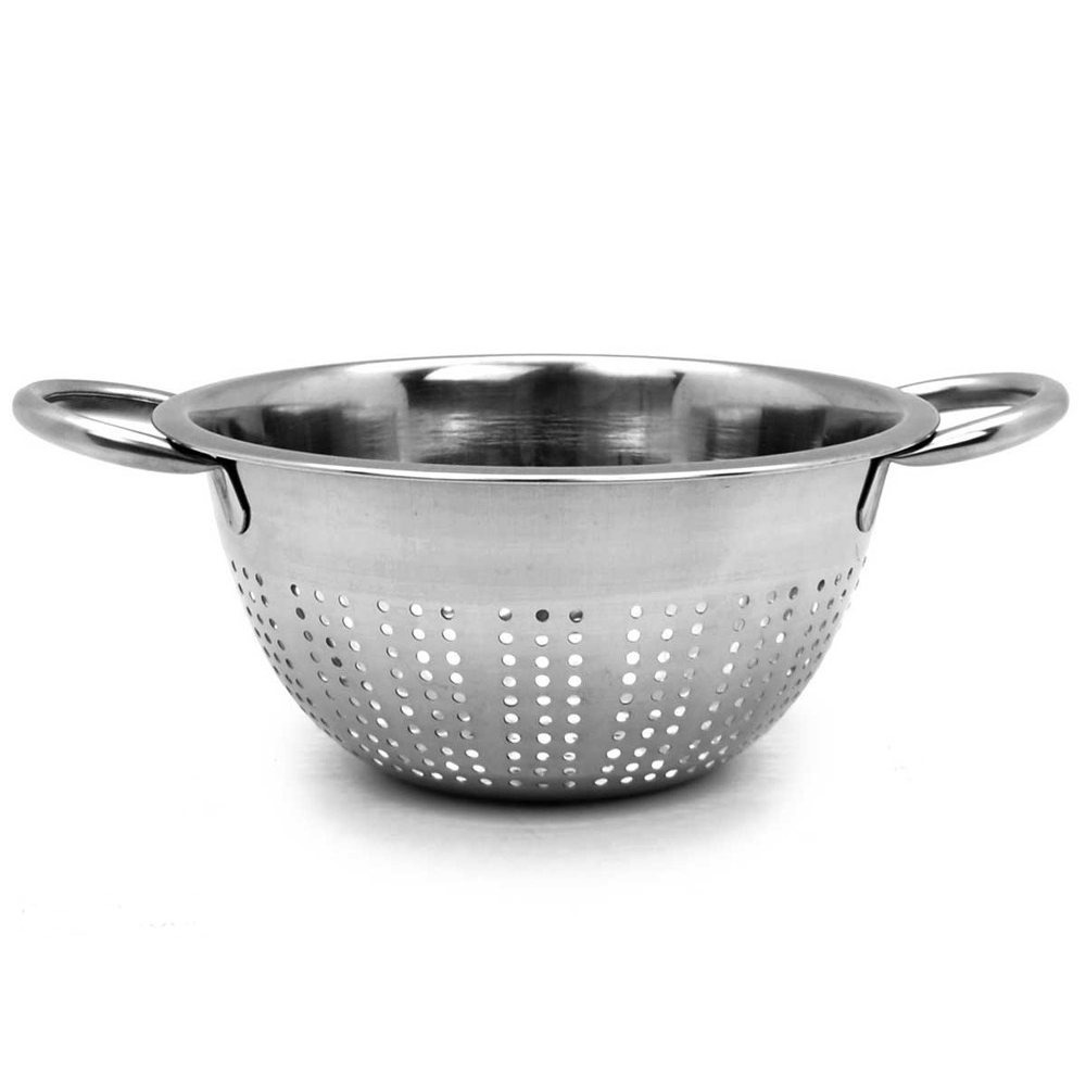 2x Kitchen Sieve 21 Cm Noodle Sieve Drain Sieve Metal Sieve Sieve With Handle Kinwara2