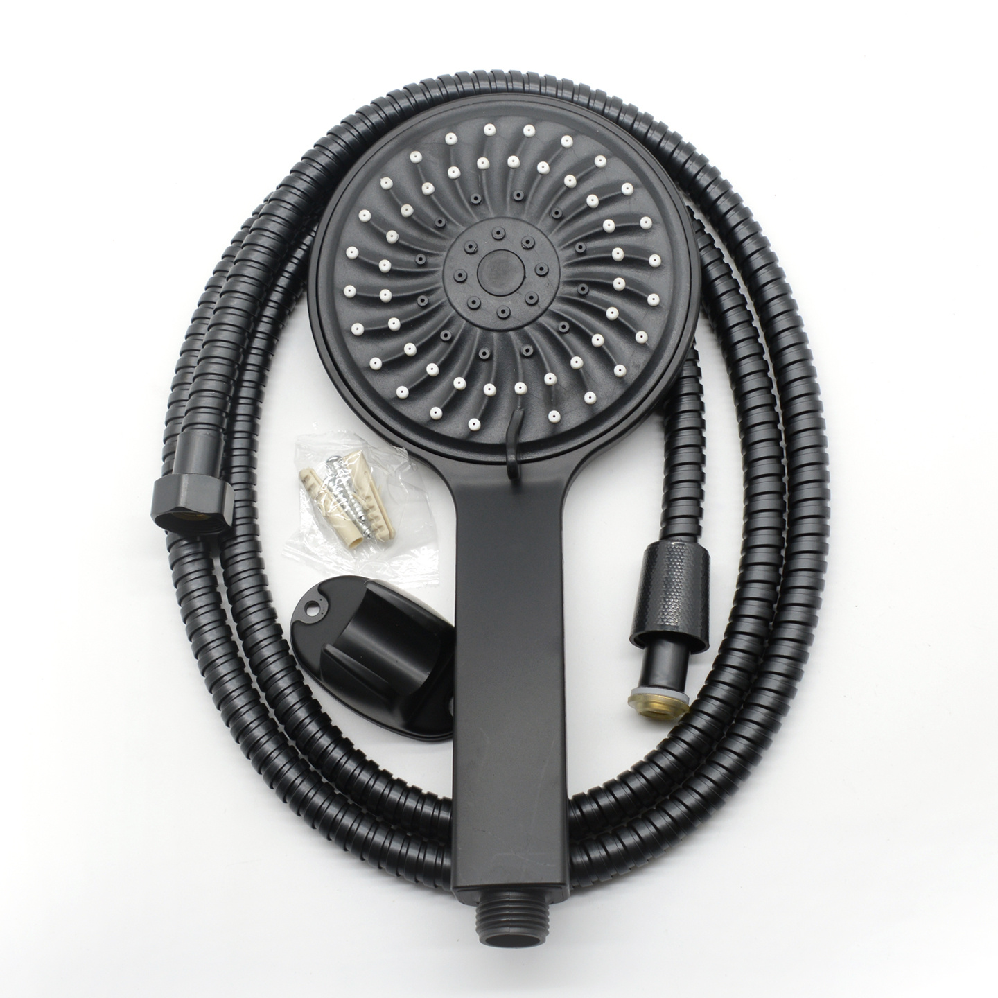TEMU Kit Regular de Ducha: Cabezal de Ducha + Tubo de Ducha de 175 cm