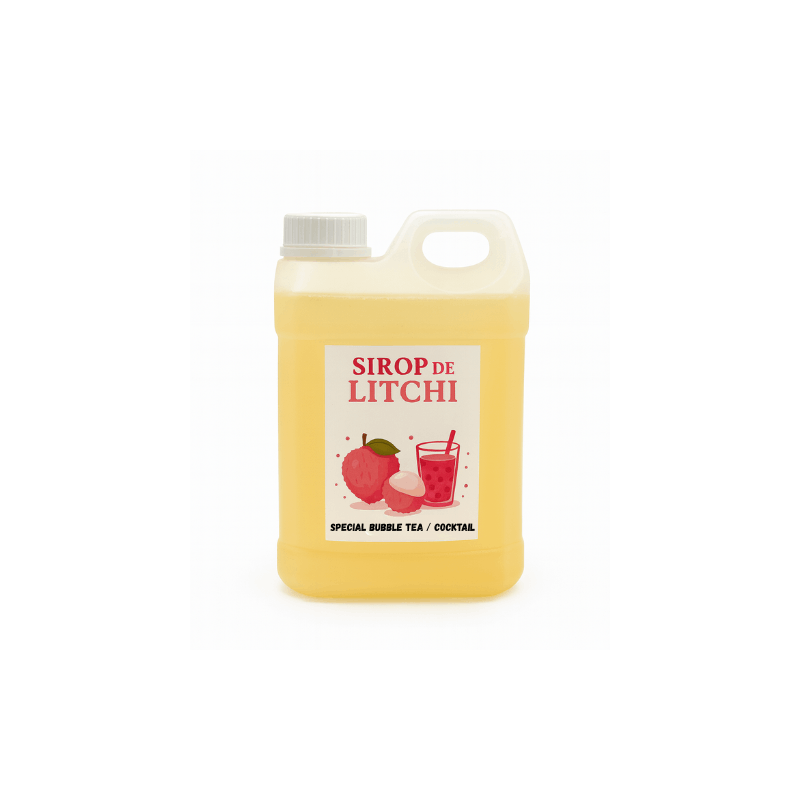 Image of Sirop Bubble Tea Cocktail Litchi 1l9