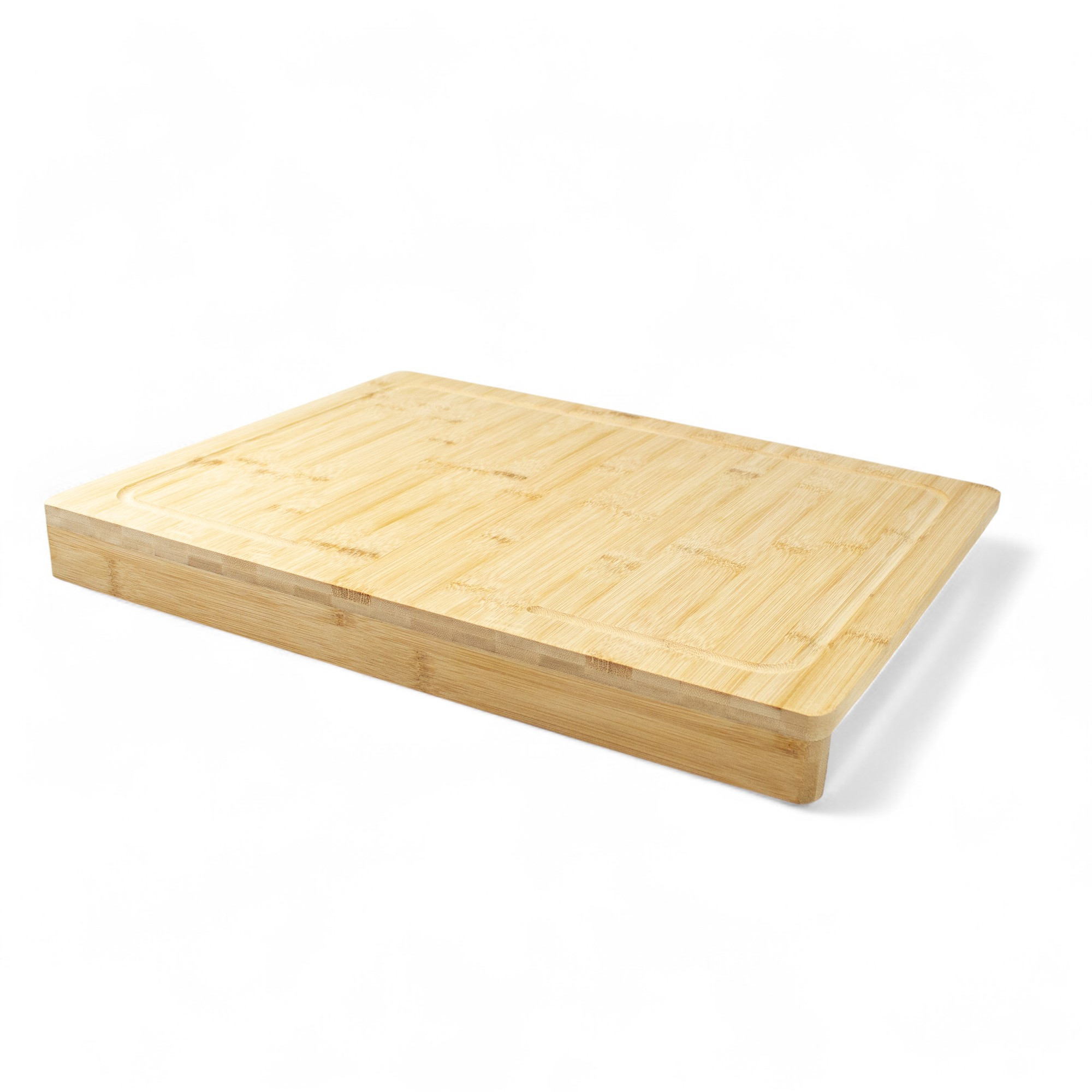 Large Bamboo Cutting Board 45x34x1.3cm With Juice For Kitchen Countertop