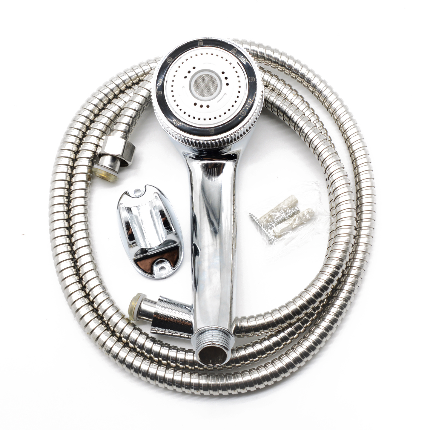 TEMU Kit Regular de Ducha Multifunción: Cabezal de Ducha Multiusos + Tubo de 175 cm