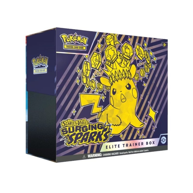 Pokémon Tcg: Surging Elite Trainer Box - & Game Set With Content