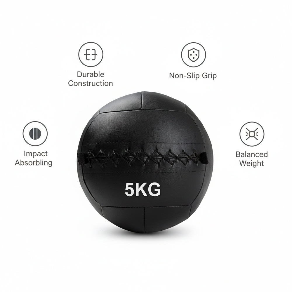 9+10kg Wall Ball Set for Strength, HIIT & Functional Training