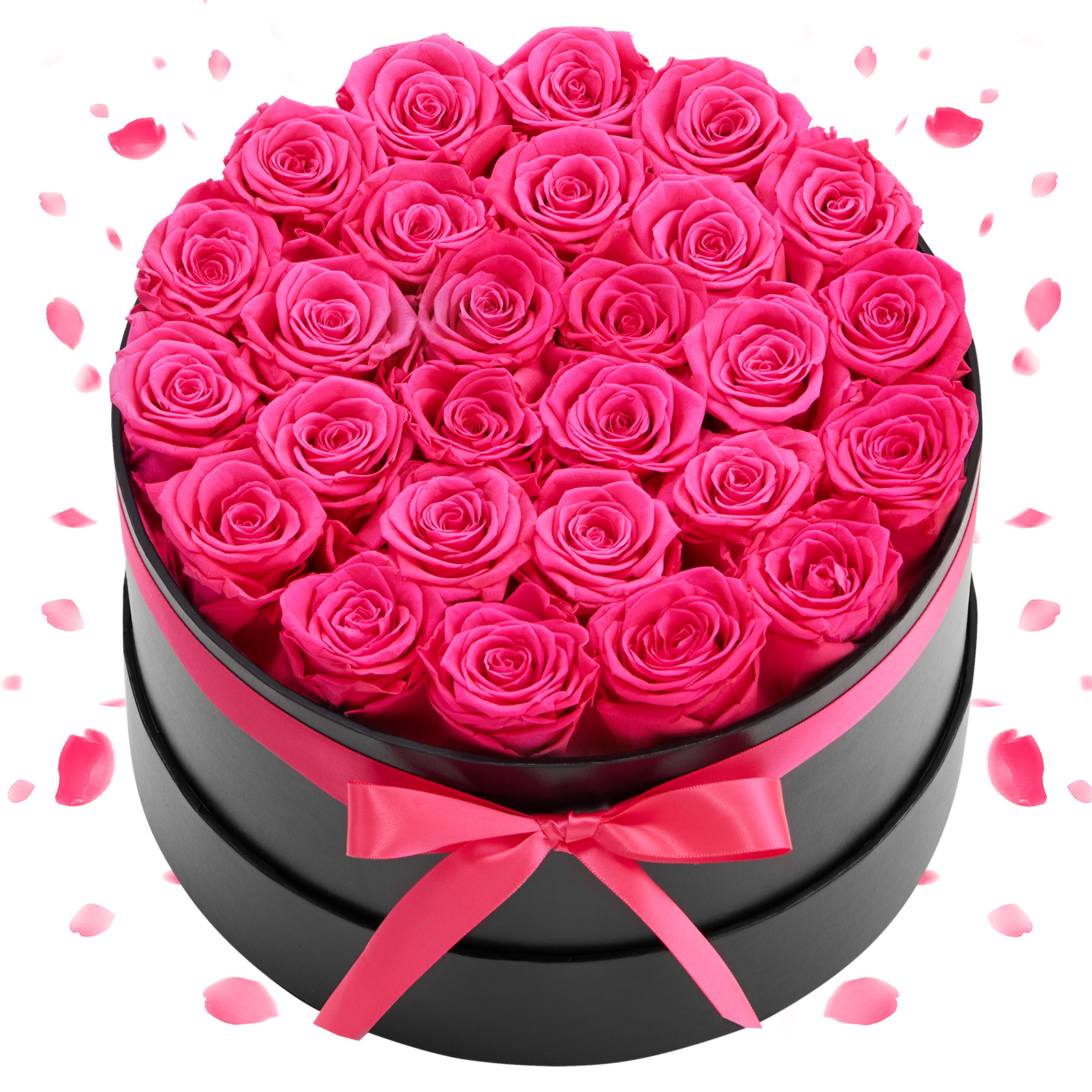 Vevor , 27 Preserved Roses In A Box, Eternal Flowers Bouquet Birthday Present For Delivery Her Wife Mothers, Anniversary, Valentine's Day, Christmas, Rose Red