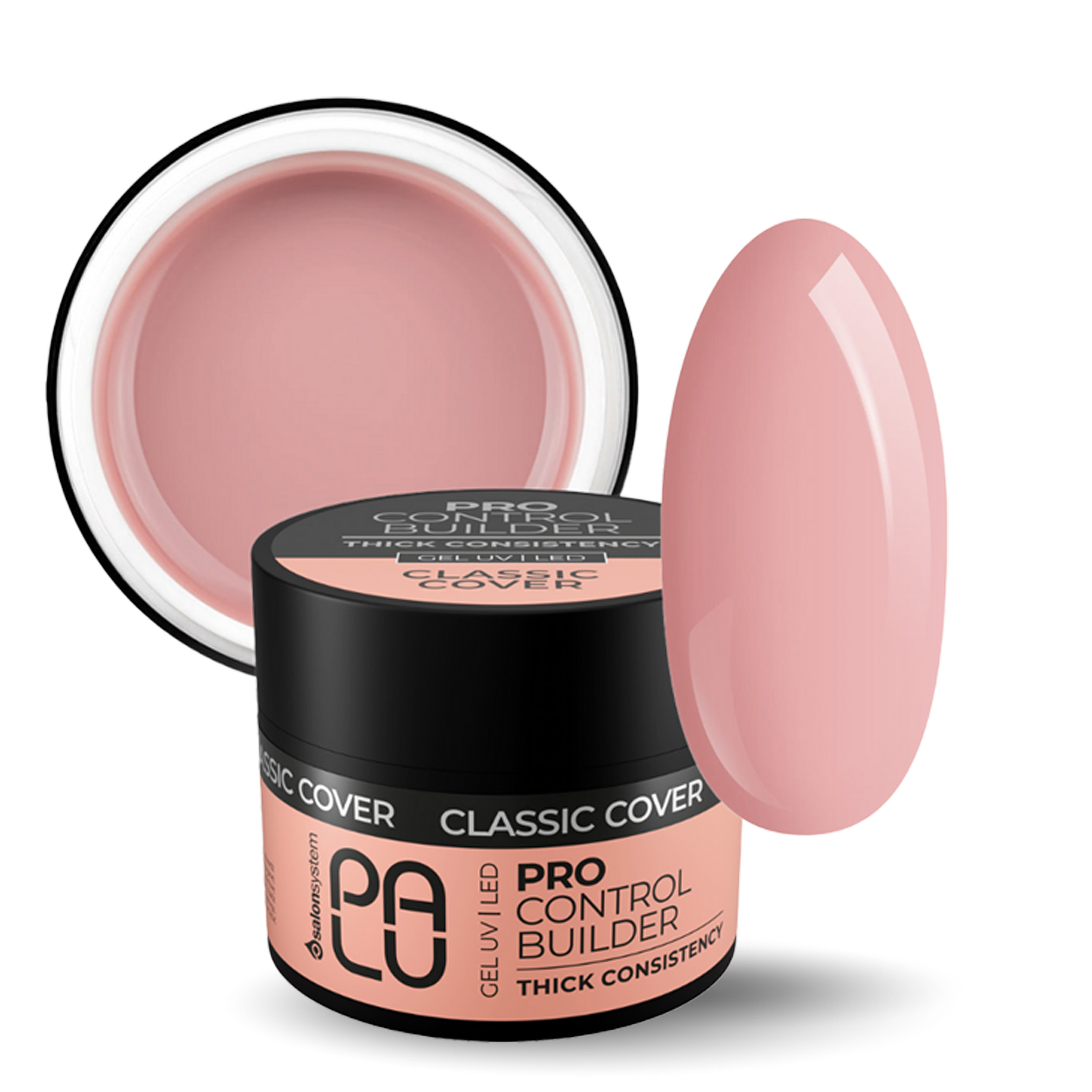 Palu Building Gel Pro Control Builder Gel Classic Cover 45g Classic, Most Popular Color Of Concealing Gel