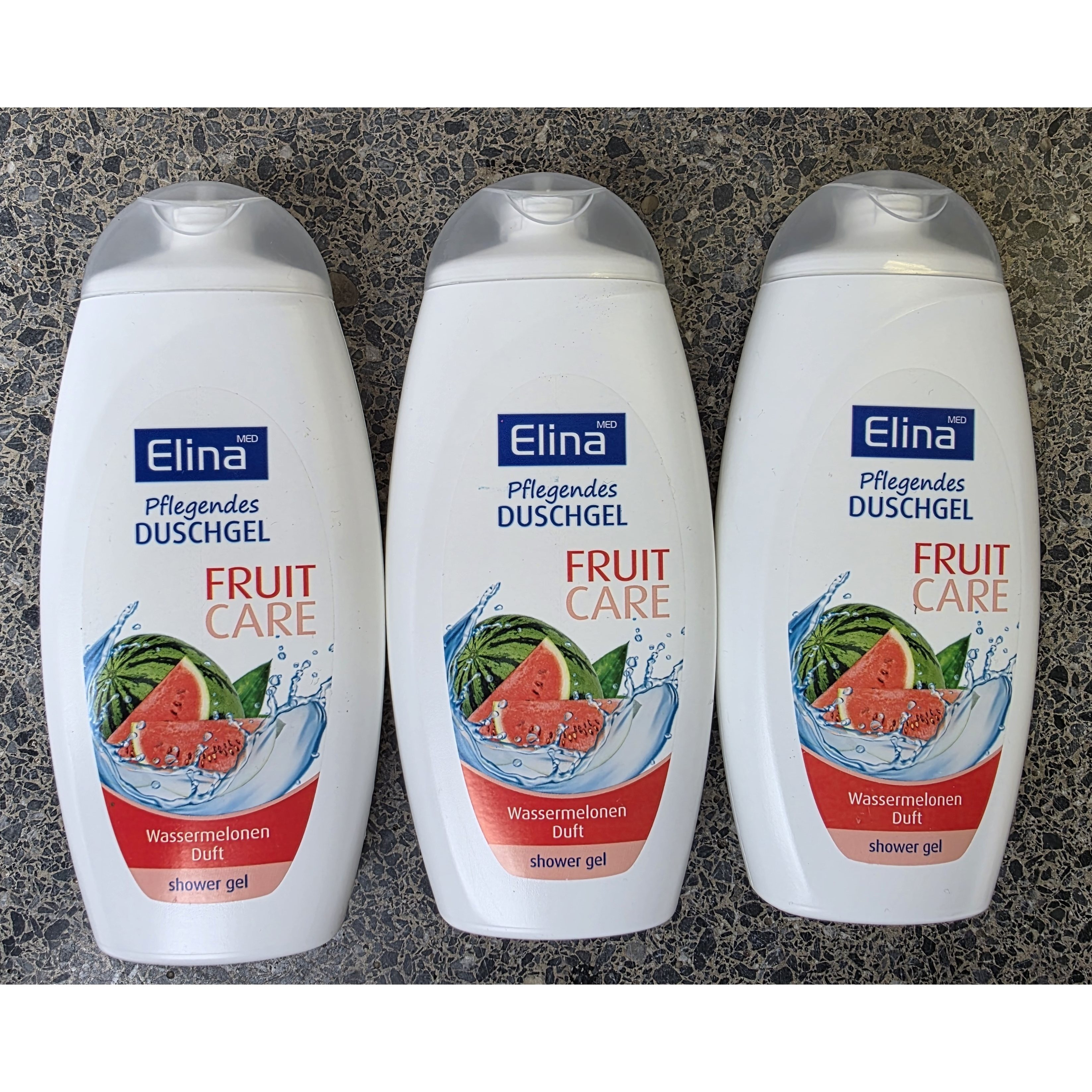 Image of With Watermelon Shower Gel - Fruit Care Nourishing Formula With Watermelon Scent, 3x300 Ml For Extra Moisture In Daily Body Care