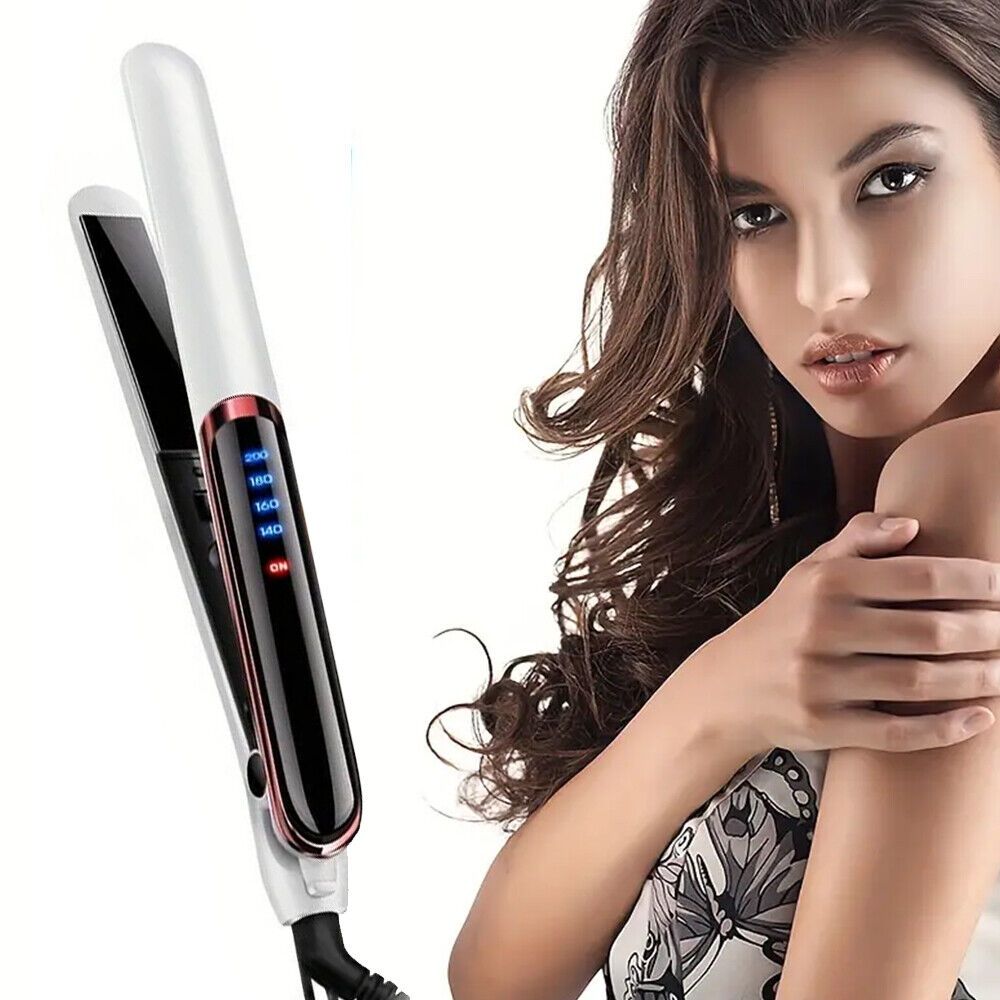 TEMU 2 In 1 Hair Straighteners - Ceramic Plates Straightener Curler For Salon-level Styling In Uk