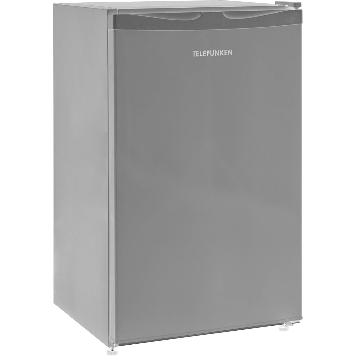 Telefunken Freestanding Refrigerator Without Freezer, 90l Total Capacity, Compact Fridge With Vegetable Drawer & 3 Shelves, Temperature Control, Led Interior Lighting, Cf-31-121-s Silver