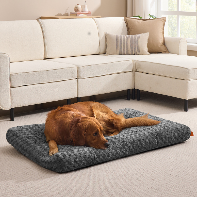 Dog Cushion, Plush Dog Bed, Soft Filling, Suitable For Large Breeds, Fluffy, 122 X 74 Cm, Machine Washable, Non-slip