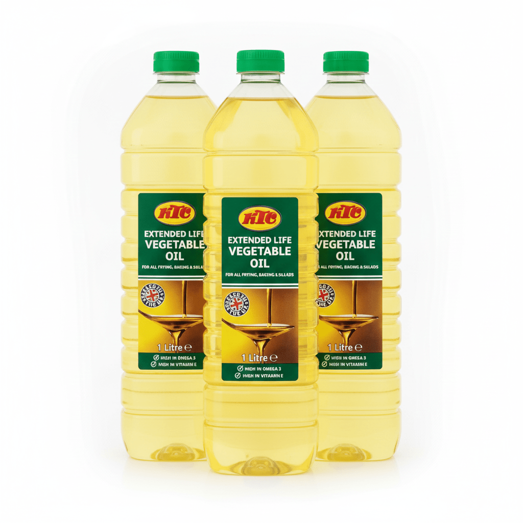 TEMU Ktc Vegetable Oil Pack Of 3 X 1l