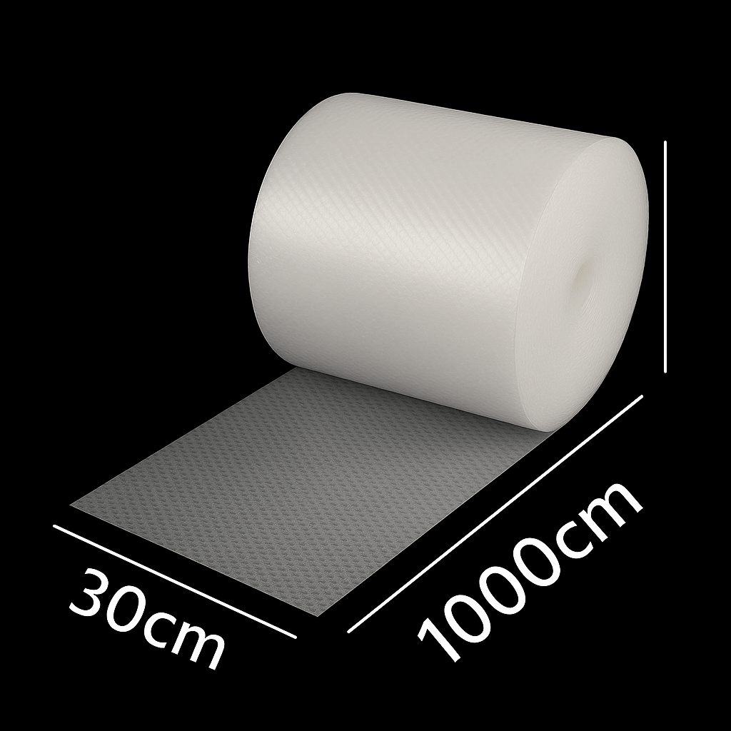 TEMU 30cm x 1000cm Blasenverpackungsfolie schützt Produkte, dämpft Blasen und absorbiert Stöße - geeignet für den sicheren Transport von Kartons und
