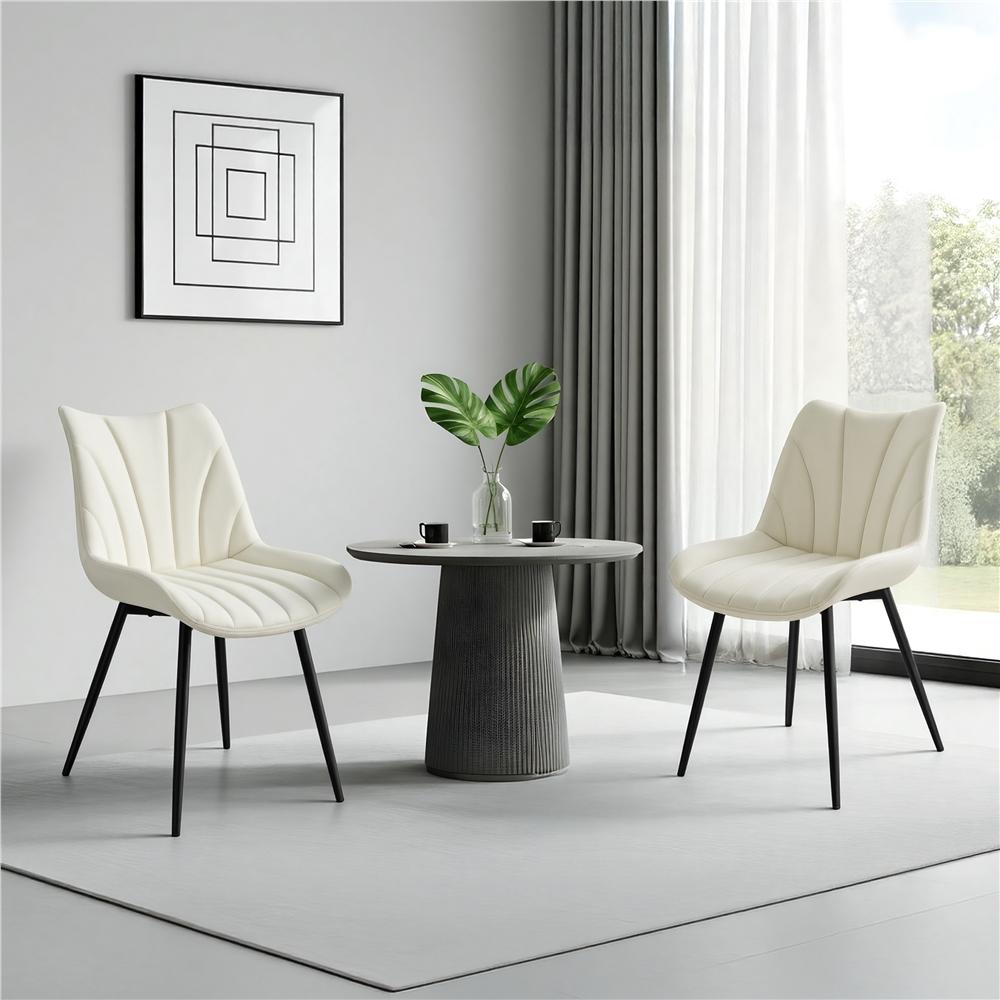 TEMU Costoffs Set di Sedie da Moderne in Velluto Sedie Imbottite con Schienale e Gambe in Metallo Senza Braccioli per Reception Cucina Sala da e